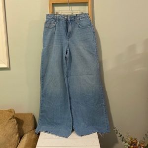 Forever 21 High Rise Wide Leg Jeans
